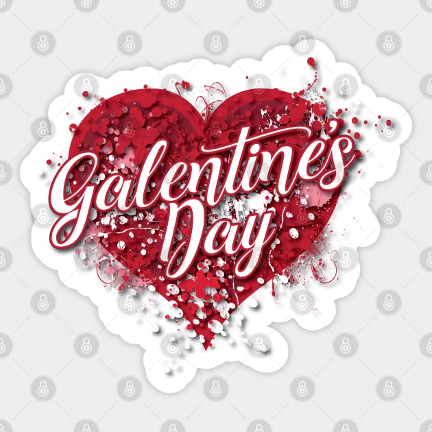 Galentine's Day Sticker by ZZDeZignZ